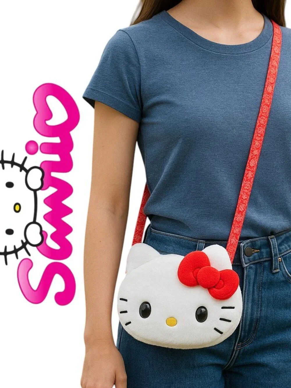 NEW Hello Kitty Sanrio Purse Pets w/ 30 Sounds Blinking Eyes Crossbody Bag Inter